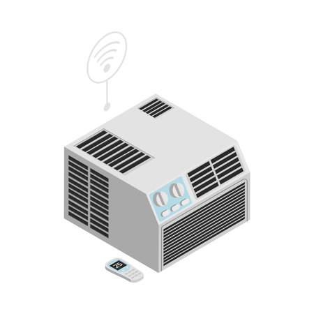 Isometric Air Conditionerのイラスト素材