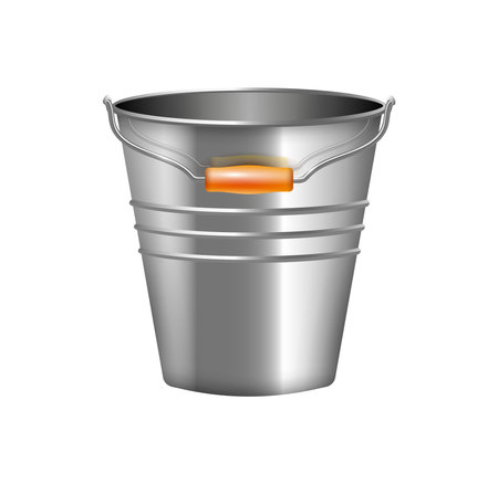 Realistic Bucket Illustrationのイラスト素材