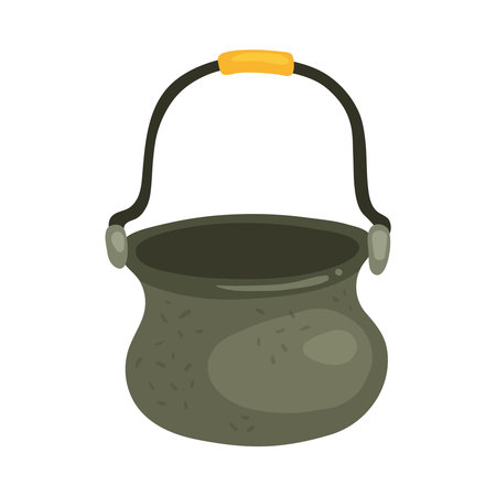 Flat Camping Potのイラスト素材