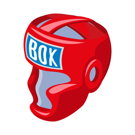 Boxing Helmet Iconのイラスト素材