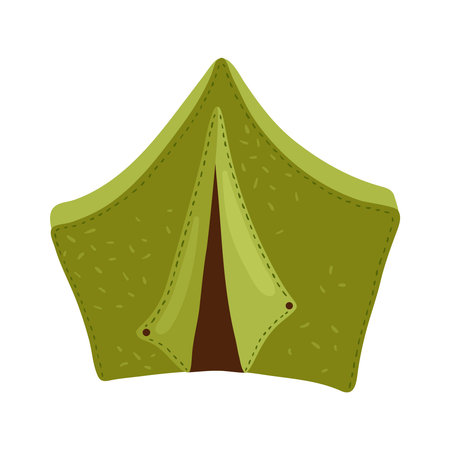 Tent Flat Iconのイラスト素材