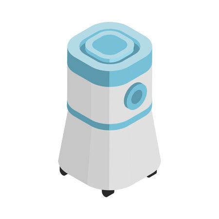 Humidifier Isometric Iconのイラスト素材