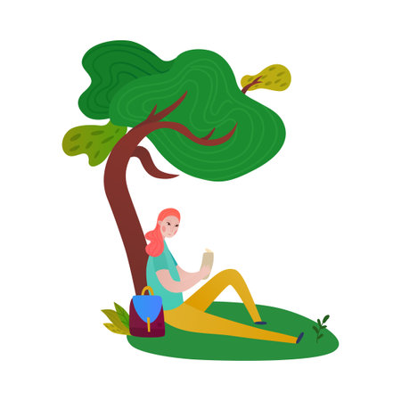 Park Flat Illustrationのイラスト素材