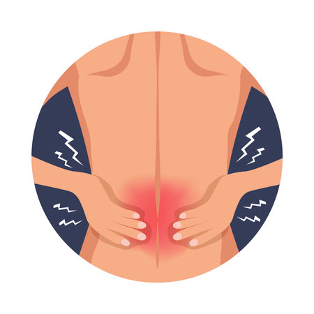 Back Injury Iconのイラスト素材