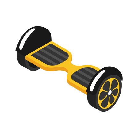 Hoverboard Eco Transport Compositionのイラスト素材