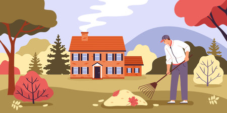 Autumn And Fall Illustrationのイラスト素材