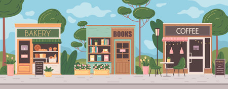 Flat Small Business Illustration