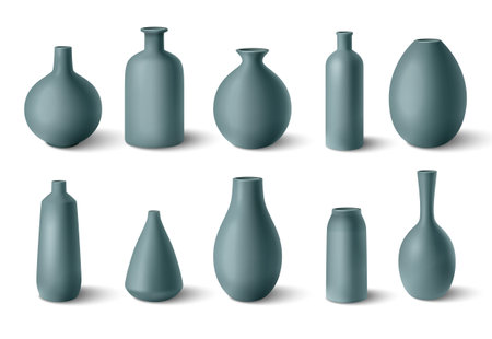 Porcelain Vases Collectionのイラスト素材