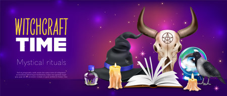 Magic Horizontal Posterのイラスト素材