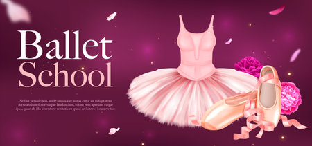 Ballet School Posterのイラスト素材