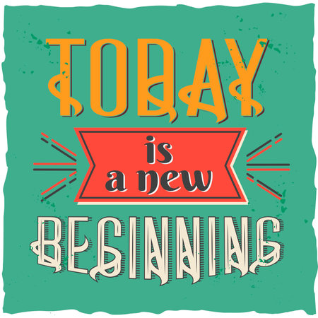 Motivational poster. Inspirational quote design.のイラスト素材