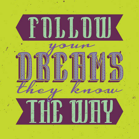 Motivational poster. Inspirational quote design.のイラスト素材
