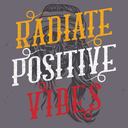 Motivational poster. Inspirational quote design.のイラスト素材