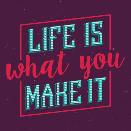 Motivational poster. Inspirational quote design.のイラスト素材