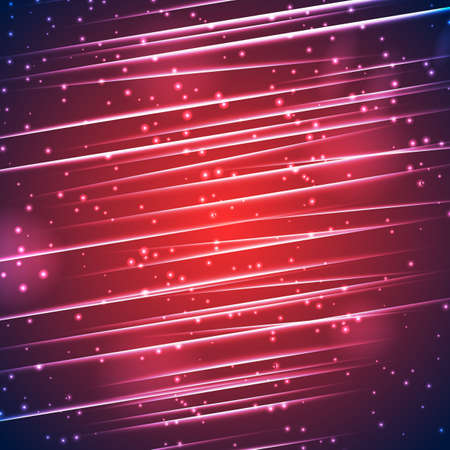Bright sparkling abstract background with straight beams glowing and light effects vector illustrationのイラスト素材