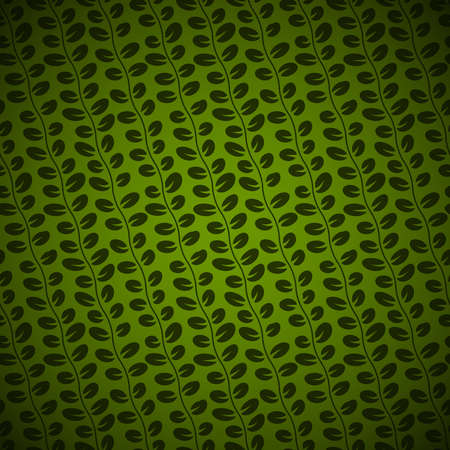 Seamless Diagonal Floral pattern on green backgroundのイラスト素材