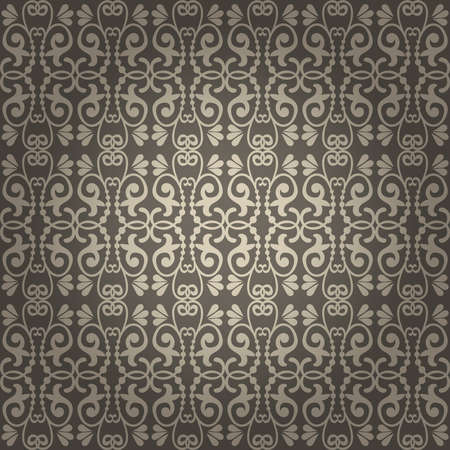 Beautiful Seamless Vintage Vector Background for Wallpapersのイラスト素材