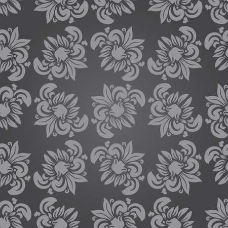 Beautiful seamless floral pattern background in vectorのイラスト素材