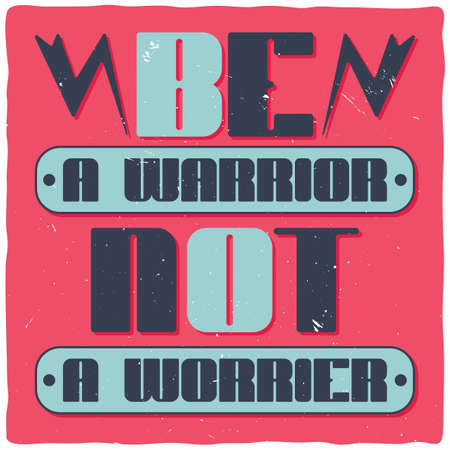 Motivational poster. Inspirational quote design.のイラスト素材