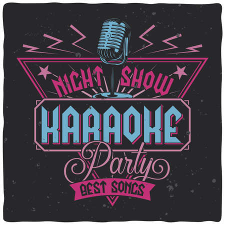 sample label design with decoration. Handcrafted font, good to use in any vintage style labels.のイラスト素材