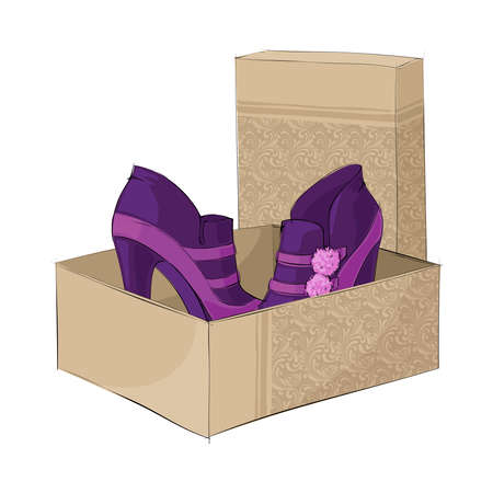 Fashion accessory composition with isolated image of luxury female goods on blank background vector illustrationのイラスト素材