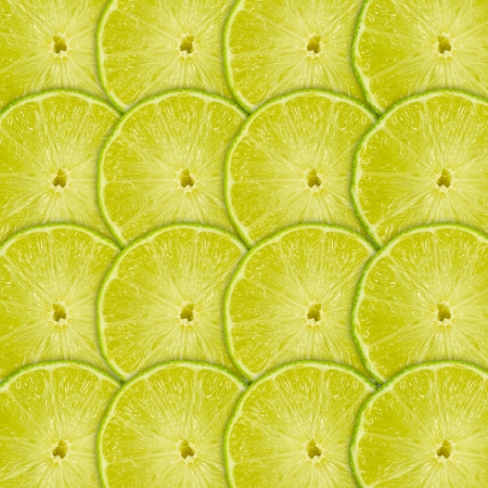 Lime fruit slices backgroundの写真素材