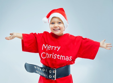 Little Santaの写真素材