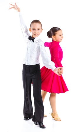 Young ballroom dancersの写真素材
