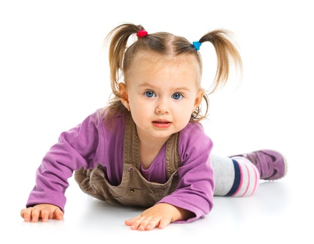 Little fashionable girlの写真素材