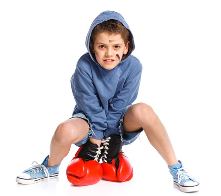 Cute boxerの写真素材