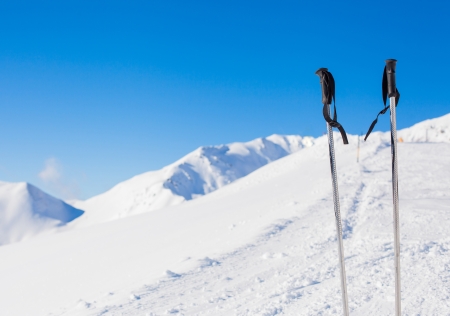 Skiing resort in Austriaの写真素材
