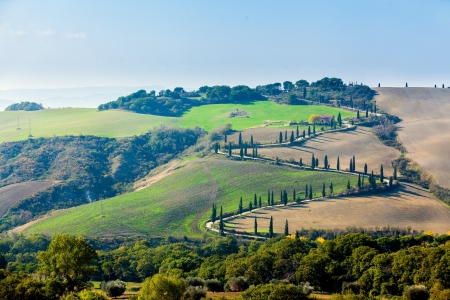 Tuscan landscapeの写真素材
