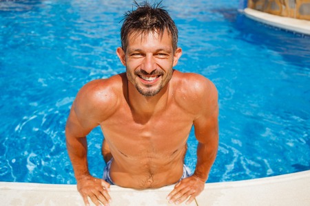 Man relaxing.