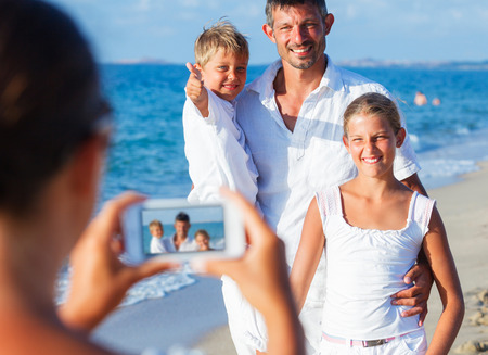 Family pictureの写真素材