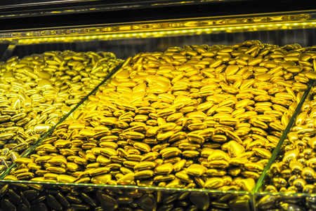 Traders on the Istanbul market selling a variety of goods.の写真素材
