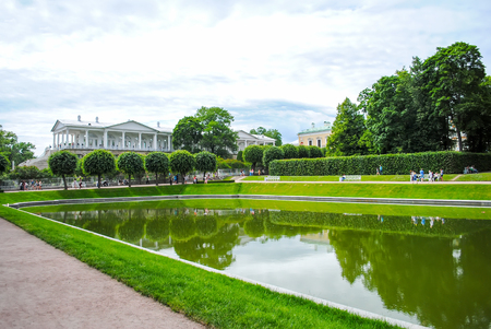 RUSSIA, SAINT-PETERBURG - JUNE 24/2013: Alexander park received visitors after restoration.のeditorial素材
