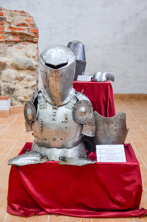 BELARUS, MINSK - APRIL 08/2015: The museum opened to visitors after restoration of exhibits.のeditorial素材