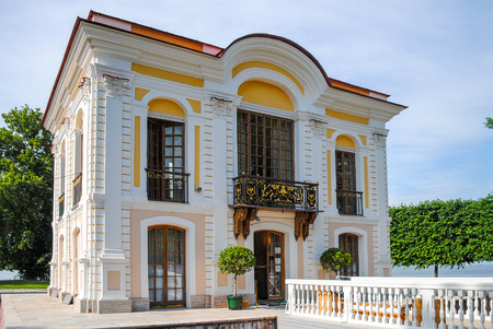 RUSSIA, SAINT-PETERBURG - JUNE 24/2013: PETERHOF RECEIVED VISITORS AFTER RESTORATION OF MANY EXHIBITS.のeditorial素材