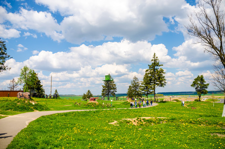 BELARUS, MINSK - MAY 07/2016: In the historical and cultural centerのeditorial素材