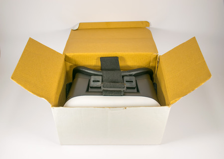 The new development - a virtual reality glassesの写真素材