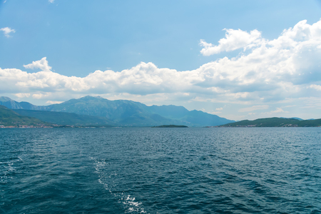 Picturesque Boka Kotor Bay during good sunny weather.の写真素材