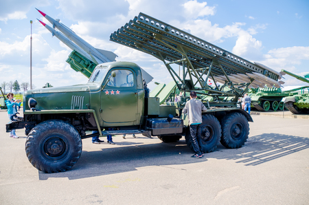 BELARUS, MINSK - MAY 07/2016: In the historical and cultural centerのeditorial素材