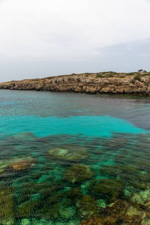 The picturesque of the coast of the calm sea.の写真素材