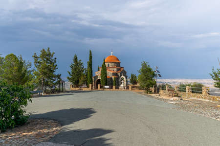 The old chapel is located near the Stavrovouni temple on the top of the mountain.のeditorial素材