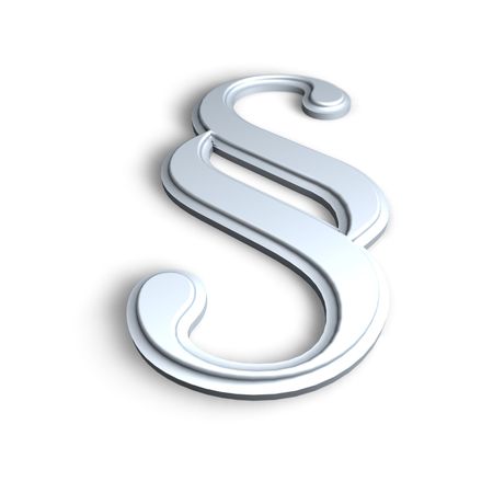 paragraph law and order 3d iconの写真素材