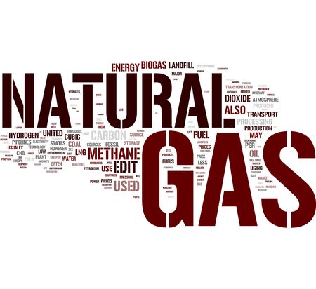 Natural Gas tag cloudの写真素材