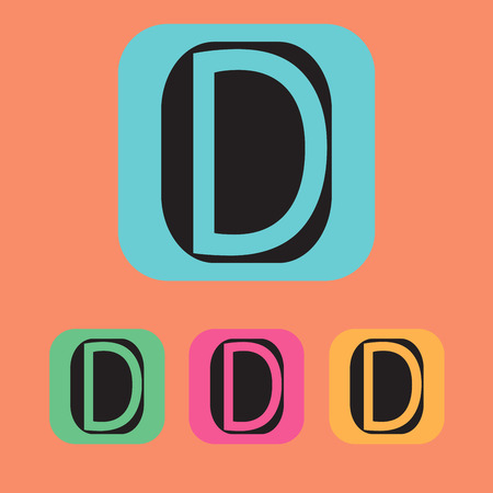 character Dのイラスト素材