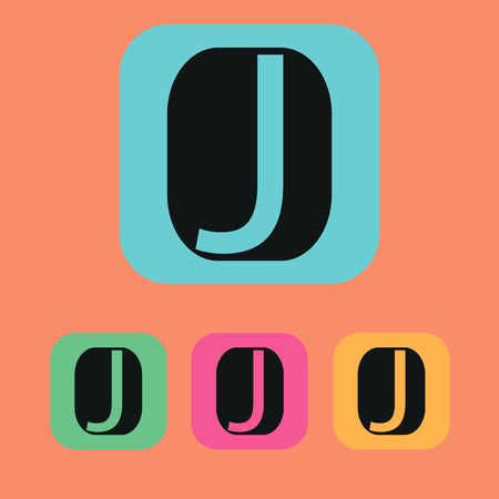 character Jのイラスト素材