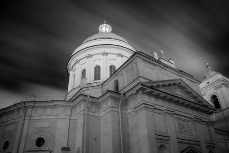 church at night