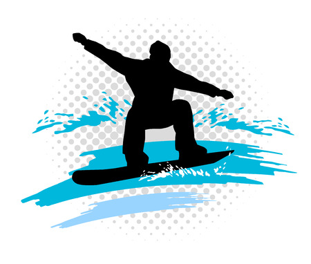 Illustration - ski - sportのイラスト素材